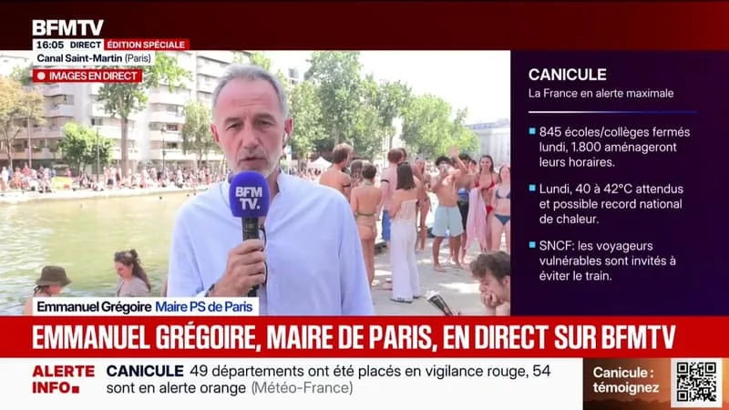 FÊTE DE LA MUSIQUE: « ON NE VEUT PAS EMPÊCHER LA FÊTE DE SE DÉROULER, MAIS ON VEUT QU’ELLE SE FASSE DANS DE BONNES CONDITIONS », EXPLIQUE EMMANUEL GRÉGOIRE, MAIRE PS DE PARIS