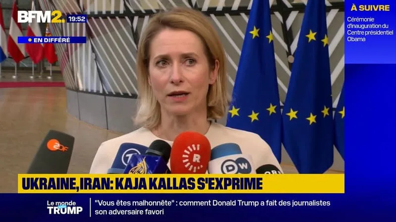 « NOUS AVONS LE 21E PAQUET DE SANCTIONS SUR LA TABLE »: LA CHEFFE DE LA DIPLOMATIE DE L’UE, KAJA KALLAS, SOUTIENT DE NOUVELLES SANCTIONS CONTRE LA RUSSIE