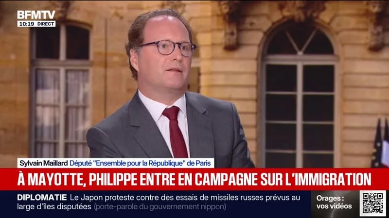 MAYOTTE: « ON NE PEUT RIEN CONSTRUIRE DE DURABLE À MAYOTTE SI ON NE RÉSOUT PAS LE PROBLÈME DE L’IMMIGRATION », ESTIME LE DÉPUTÉ ENSEMBLE SYLVAIN MAILLARD