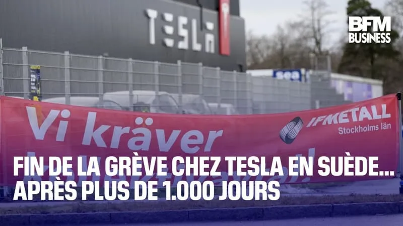 FIN DE LA GRÈVE CHEZ TESLA EN SUÈDE… APRÈS PLUS DE 1.000 JOURS