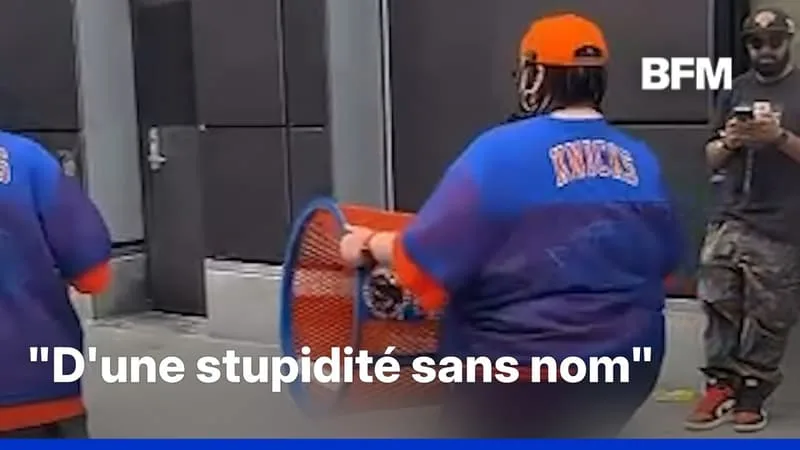 UNE CADRE D’UNE GRANDE BANQUE AMÉRICAINE LICENCIÉE APRÈS AVOIR VOLÉ UNE POUBELLE À L’EFFIGIE DES KNICKS