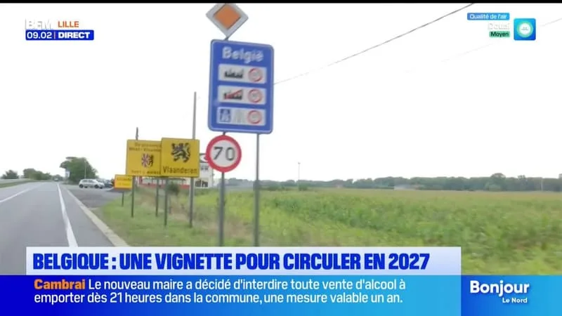 EN BELGIQUE, UNE VIGNETTE BIENTÔT OBLIGATOIRE POUR CIRCULER