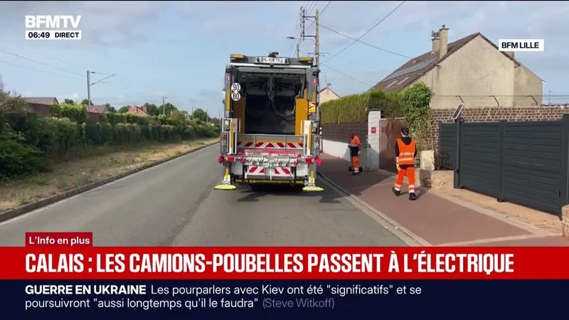 « NIVEAU SONORE, C’EST PARFAIT »: À CALAIS, LES RIVERAINS SONT RAVIS QUE LES CAMIONS-POUBELLES SOIENT PASSÉS À L’ÉLECTRIQUE