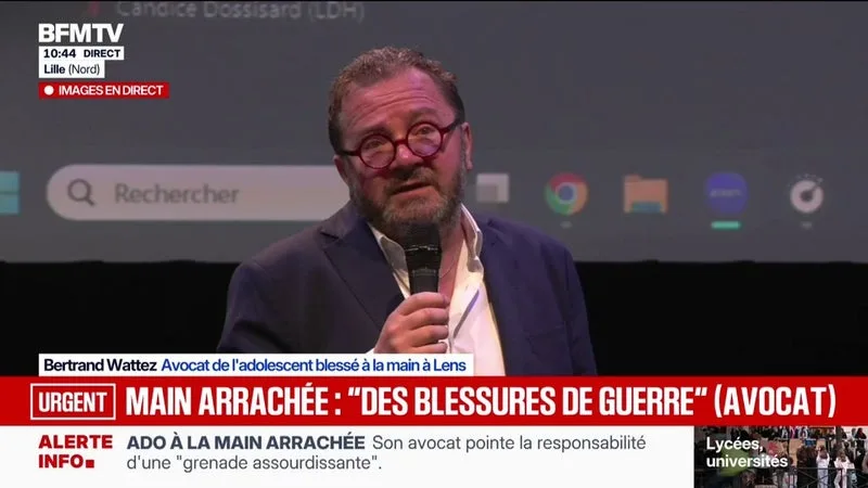 ADOLESCENT AMPUTÉ DE LA MAIN À LENS: SON AVOCAT ANNONCE QU’UNE PLAINTE AVEC CONSTITUTION DE PARTIE CIVILE A ÉTÉ DÉPOSÉE POUR DE FAITS « DE NATURE CRIMINELLE »