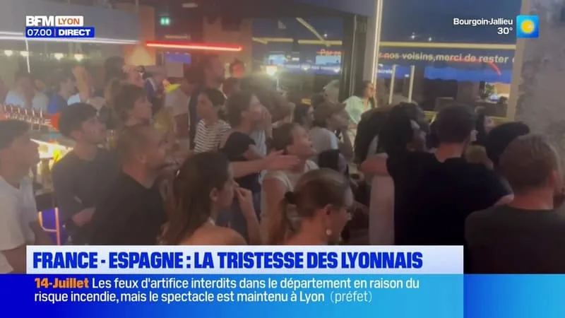 FRANCE-ESPAGNE : LA TRISTESSE DES LYONNAIS