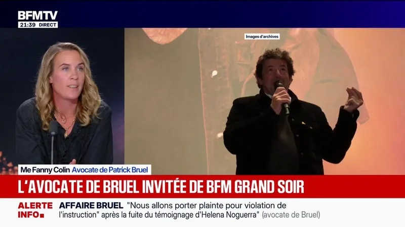 L’AVOCATE DE PATRICK BRUEL JUSTIFIE L’ANNULATION DE SA TOURNÉE PAR DES « MENACES » REÇUES