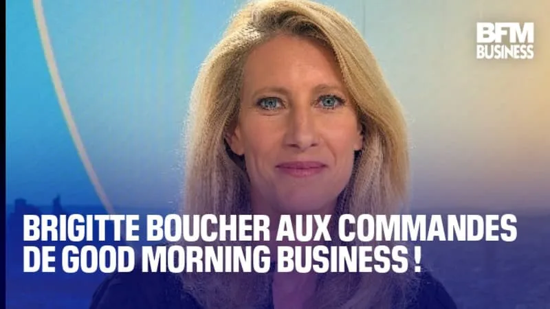 BRIGITTE BOUCHER AUX COMMANDES DE GOOD MORNING BUSINESS !