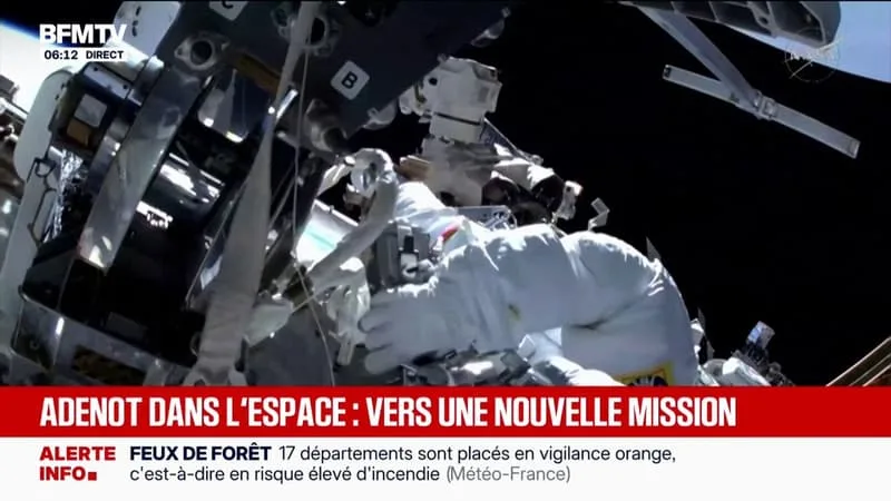 SOPHIE ADENOT DANS L’ESPACE: LA NOUVELLE ANTENNE N’A PAS ÉTÉ INSTALLÉE EN RAISON DU RETARD ACCUMULÉ, LA FIN DE LA MISSION REPORTÉE