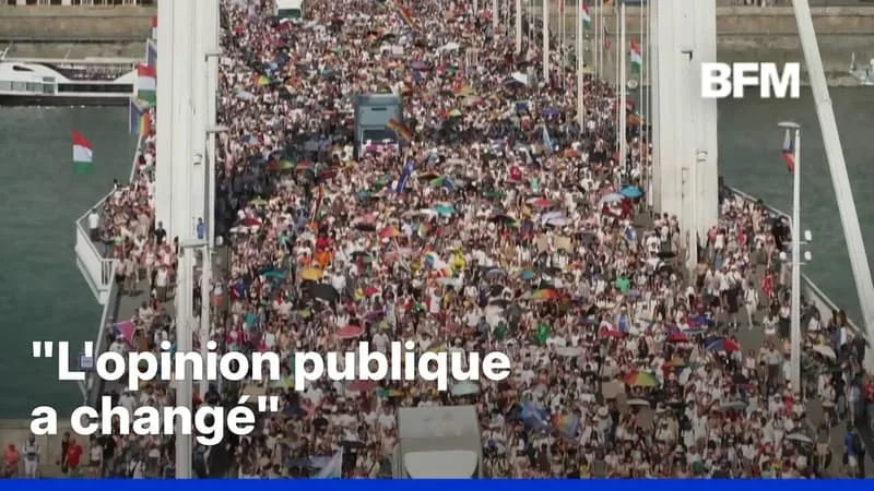 À BUDAPEST, DES DIZAINES DE MILLIERS DE PERSONNES POUR LA PREMIÈRE PRIDE DE L’APRÈS VIKTOR ORBAN