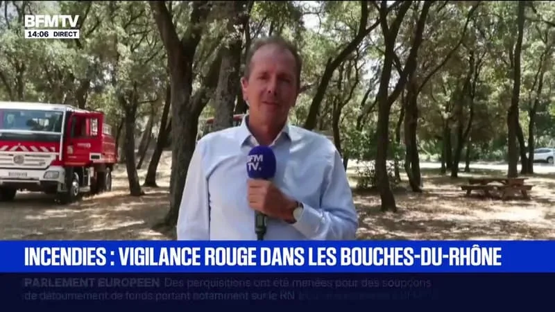INCENDIES: LES POMPIERS SUR LE QUI-VIVE DANS LES BOUCHES-DU-RHÔNE