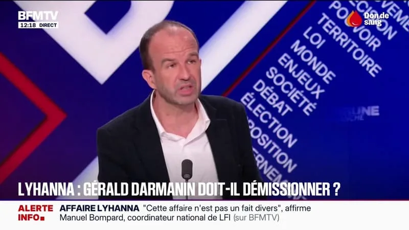 AFFAIRE LYHANNA: « QUAND ON EST À LA TÊTE D’UN MINISTÈRE, ON ASSUME », AFFIRME MANUEL BOMBARD À L’ADRESSE DE GÉRALD DARMANIN