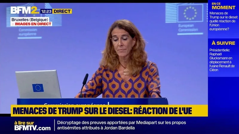 MENACES DE DONALD TRUMP SUR LE DIESEL: UNE RÉUNION DU G7 EN VISIOCONFÉRENCE PRÉVUE PAR LA FRANCE