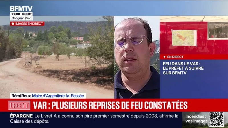 INCENDIE DANS LES HAUTES-ALPES: « ON EST TRÈS INQUIETS SUR L’ÉVOLUTION DE CE FEU », EXPLIQUE LE MAIRE DE L’ARGENTIÈRE-LA-BESSÉE