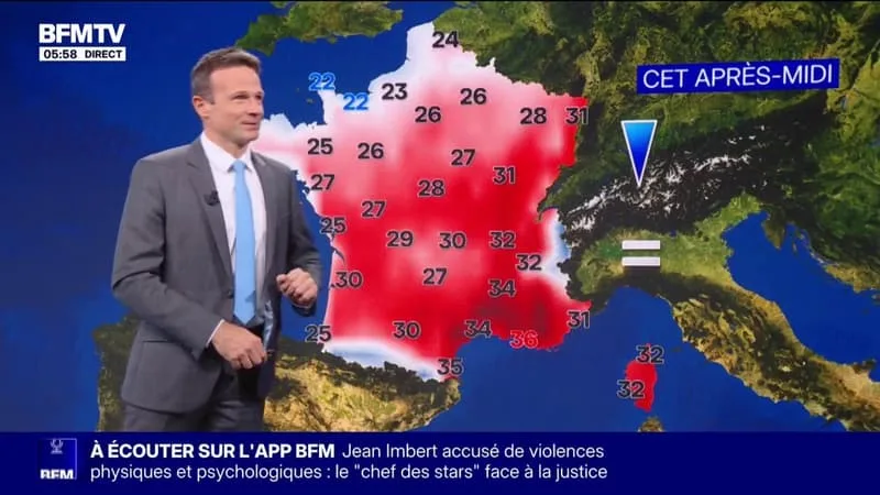 CANICULE DANS QUELQUES DÉPARTEMENTS, DU VENT ET QUELQUES NUAGES… LA MÉTÉO DU JEUDI 6 AOÛT, UNE DES JOURNÉES LA PLUS FRAÎCHE DE LA SEMAINE
