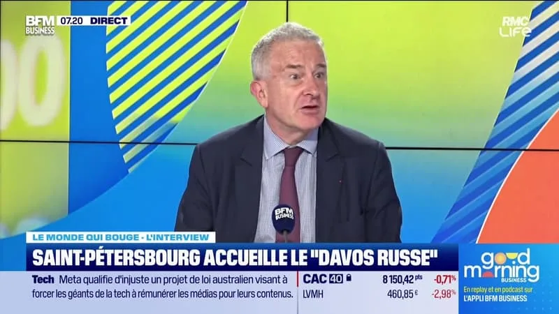 LE MONDE QUI BOUGE – L’INTERVIEW : SAINT-PÉTERSBOURG VISÉE EN PLEIN DAVOS RUSSE – 04/06