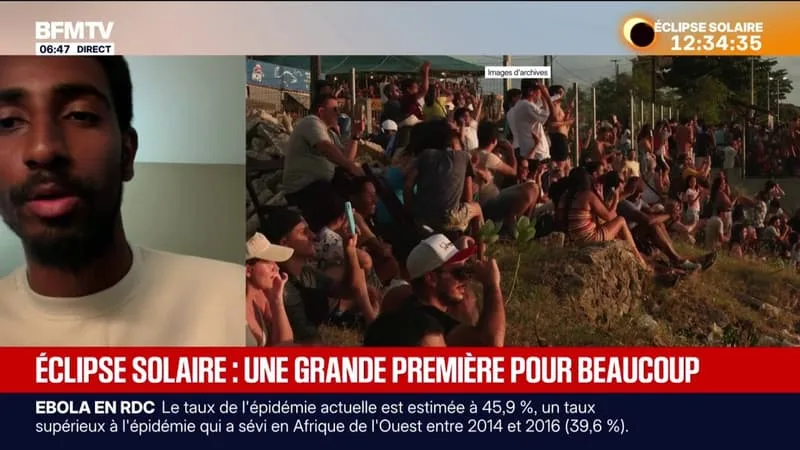ÉCLIPSE SOLAIRE: ALLAN PETRE, INGÉNIEUR SPATIAL, INDIQUE QU’UN ÉVÈNEMENT TEL QUE CELUI-CI PEUT SUSCITER DES VOCATIONS CHEZ LES PLUS JEUNES