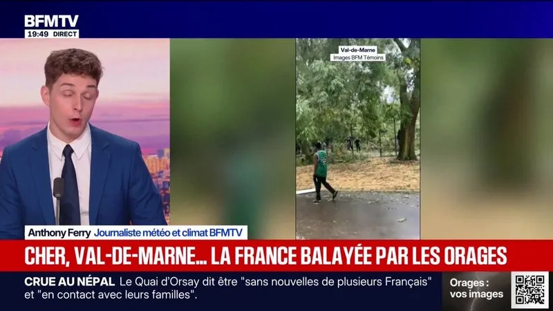 ORAGES: LE TRAFIC EST PERTURBÉ SUR PLUSIEURS LIGNES DE RER EN RAISON D’ARBRES SUR LES VOIES