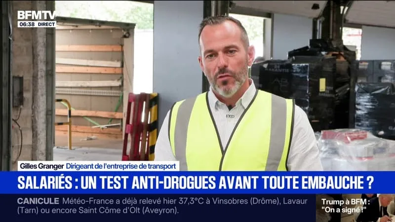DEPUIS UN AN, CETTE ENTREPRISE DE TRANSPORT RÉALISE DES TESTS ANTI-DROGUES AUPRÈS DE SES SALARIÉS