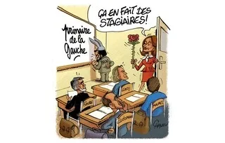 LE DESSIN DE CHAUNU : RAPHAËL GLUCKSMANN, TRAITÉ DE « STAGIAIRE » PAR SÉGOLÈNE ROYAL