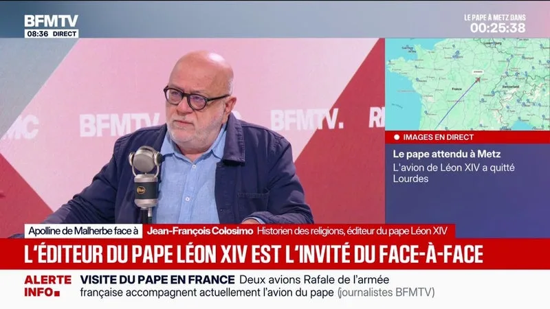 VISITE DU PAPE: « IL Y UNE FORME D’INQUIÉTUDE POUR ROME DE VOIR LA FRANCE ÊTRE PRISE DANS UNE CAMPAGNE PRÉSIDENTIELLE TRÈS VIOLENTE », POUR L’HISTORIEN DES RELIGIONS JEAN-FRANÇOIS COLOSIMO