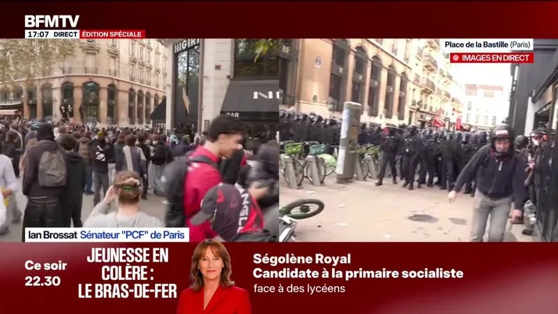 MOBILISATION LYCÉENNE: « LE PREMIER MINISTRE A PRIS LA PAROLE POUR NE RIEN DIRE », AFFIRME IAN BROSSAT, SÉNATEUR PCF