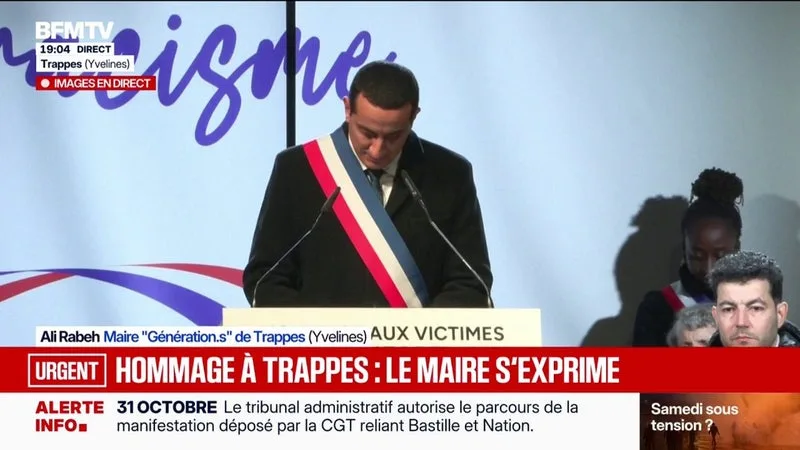 HOMMAGE À TRAPPES: « TOUT CEUX QUI ONT CROISÉ SON CHEMIN RESTERONT MARQUÉS À VIE », DÉPLORE ALI RABEH, MAIRE GÉNÉRATION.S DE LA VILLE