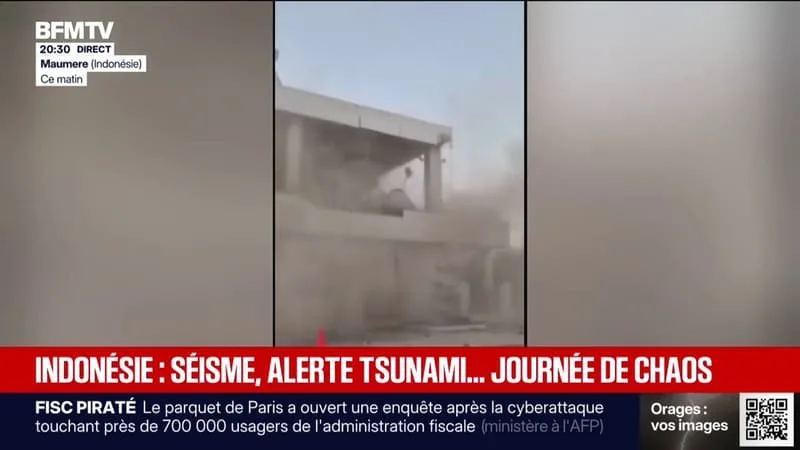 SÉISME, ALERTE TSUNAMI … RETOUR SUR LE TREMBLEMENT DE TERRE QUI A FRAPPÉ L’EST DE L’INDONÉSIE