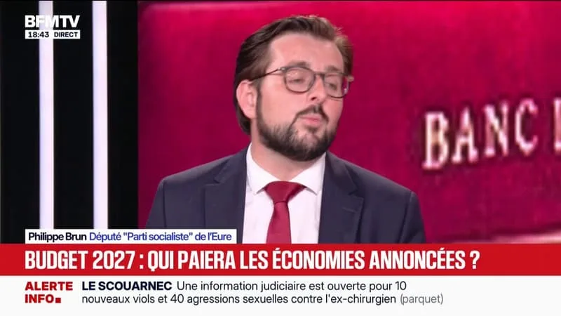 BUDGET 2027: « IL FAUT QUE TOUT LE MONDE CONTRIBUE », ASSURE PHILIPPE BRUN, DÉPUTÉ « PARTI SOCIALISTE »