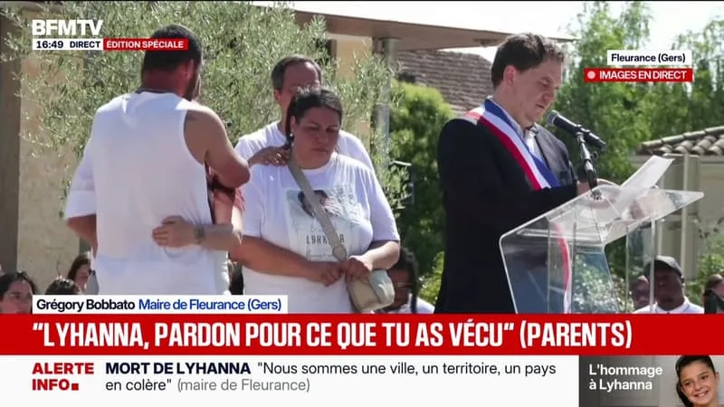 MARCHE BLANCHE EN HOMMAGE À LYHANNA: « CETTE FAMILLE VAUT MIEUX QU’UNE ÉNIÈME ENQUÊTE ADMINISTRATIVE, UNE ÉNIÈME CIRCULAIRE », DÉCLARE LE MAIRE DE FLEURANCE