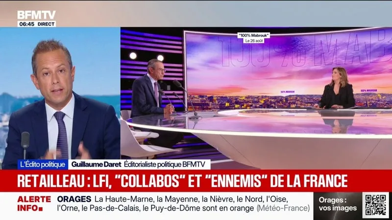 L’ÉDITO POLITIQUE DE GUILLAUME DARET – « IL A DÉCIDÉ D’AVOIR UNE LIGNE CLAIRE ANTI-LFI »: BRUNO RETAILLEAU FAIT SA RENTRÉE POLITIQUE SANS TABOU