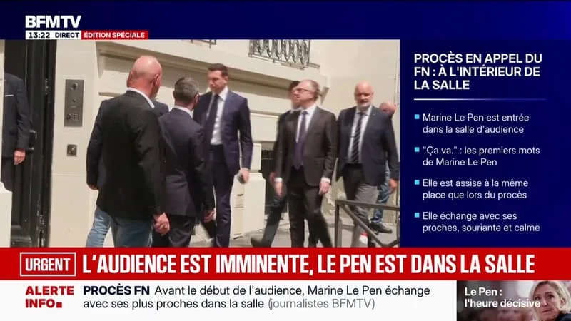 PROCÈS EN APPEL DE MARINE LE PEN: UNE RÉUNION DE CRISE SE TIENDRA AVEC LES CADRES DU RN ET JORDAN BARDELLA APRÈS LA DÉCISION DE JUSTICE