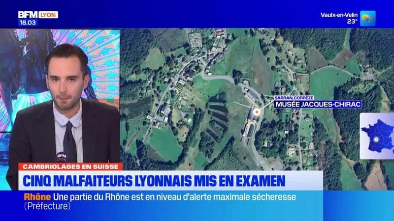 CAMBRIOLAGES EN SUISSE : 5 MALFAITEURS LYONNAIS MIS EN EXAMEN