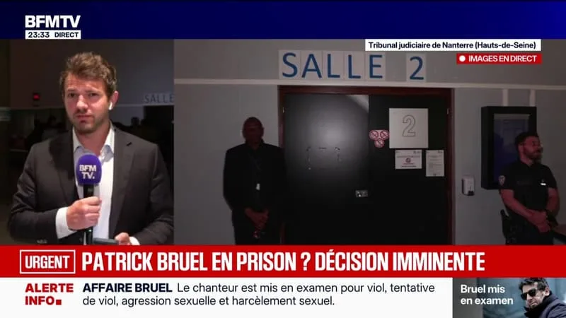 AFFAIRE PATRICK BRUEL: LE JUGE DES LIBERTÉS ET DE LA DÉTENTION S’EST RETIRÉ POUR DÉLIBÉRER SUR LE CAS DU CHANTEUR