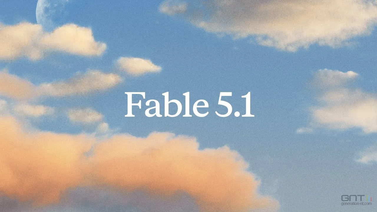 ANTHROPIC LANCE CLAUDE FABLE 5.1 QUI EST PARFOIS MOINS CHER