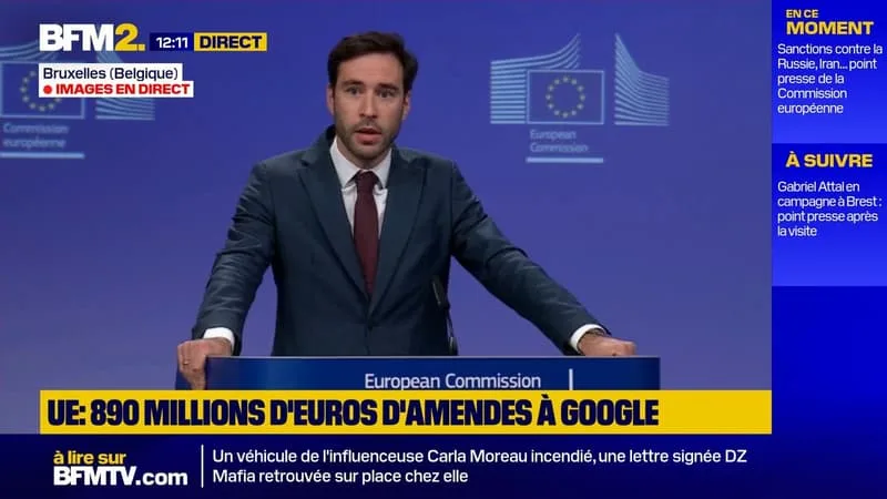 L’UNION EUROPÉENNE INFLIGE 890 MILLIONS D’EUROS D’AMENDES À GOOGLE