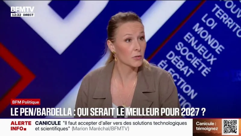 JEAN-LUC MÉLENCHON: « JE VOUS DIS AUJOURD’HUI QU’IL Y A DES CHANCES TOUT À FAIT PROBABLES QU’IL SE QUALIFIE AU SECOND TOUR DE L’ÉLECTION PRÉSIDENTIELLE », AFFIRME MARION MARÉCHAL