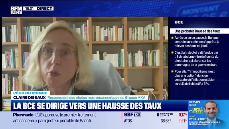L’ÉCO DU MONDE : BCE, UNE HAUSSE DE TAUX JEUDI, FORCÉMENT ? – 08/06