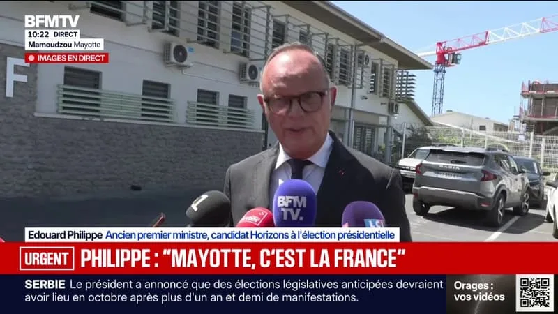 ÉDOUARD PHILIPPE SOUHAITE LA CRÉATION D’UN CENTRE DE RETOUR DE MIGRANTS « EN AFRIQUE DE L’EST » POUR « TARIR LA SOURCE DE L’IMMIGRATION » À MAYOTTE