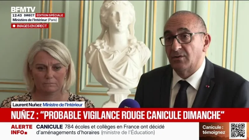 CANICULE: « IL A PLUTÔT ÉTÉ RECOMMANDÉ, EN LIEN AVEC LES ORGANISATEURS, D’ANNULER CES MANIFESTATIONS SPORTIVES QUAND ELLES ONT LIEU À L’EXTÉRIEUR », AFFIRME LAURENT NUÑEZ