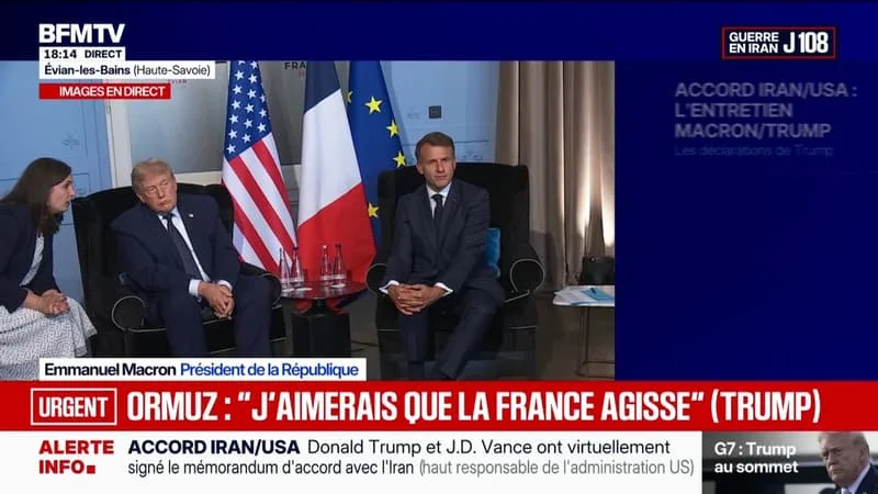 DÉTROIT D’ORMUZ: « J’AIMERAIS QUE LA FRANCE AGISSE MAIS NOUS N’AVONS PAS BESOIN D’AIDE », ASSURE DONALD TRUMP