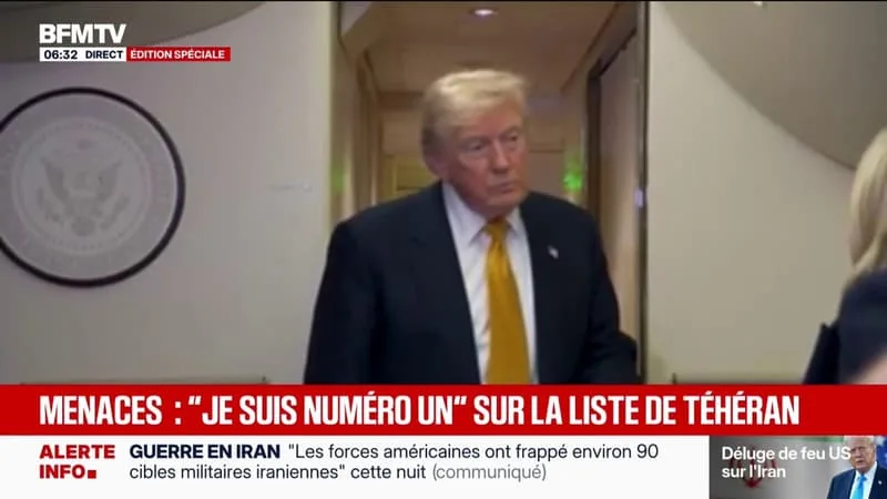 DONALD TRUMP A DÛ CHANGER D’AVION AU DERNIER MOMENT POUR SON RETOUR DU SOMMET DE L’OTAN ORGANISÉ EN TURQUIE, EN RAISON D’UNE MENACE POTENTIELLE DE L’IRAN