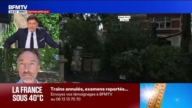 ORAGES: LE MAIRE DE DOUAI FAIT ÉTAT DE « DÉGÂTS MATÉRIELS PARFOIS IMPRESSIONNANTS MAIS RELATIVEMENT CIRCONSCRITS »