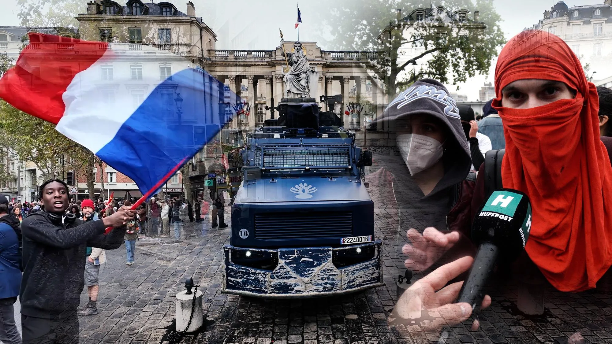 À LA MANIFESTATION DU 24 OCTOBRE À PARIS, LE SENTIMENT D’UN « TOURNANT AUTORITAIRE » MENAÇANT LE DROIT À MANIFESTER