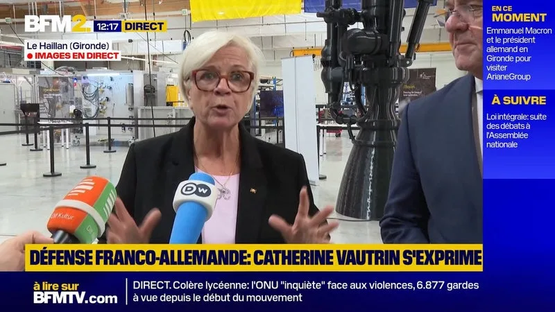 PROJET DE CHAR MGCS: « NOUS SOUHAITONS CONTINUER CE PROJET FRANCO-ALLEMAND », DÉCLARE CATHERINE VAUTRIN, MINISTRE DES ARMÉES