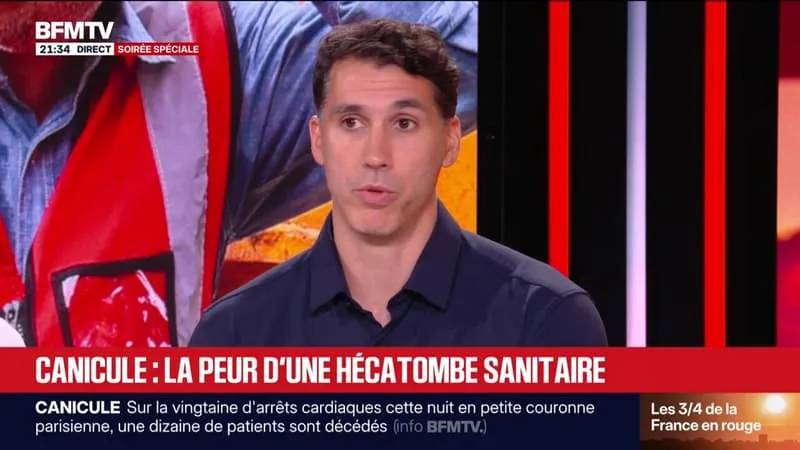 CANICULE: « ON A UN RISQUE D’EFFET DOMINO SUR LE PERSONNEL SOIGNANT », ALERTE NICOLAS GONZALES, CHEF DU SERVICE DES URGENCES À L’HÔPITAL DE SACLAY