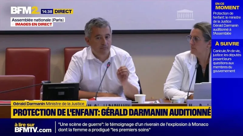 PROTECTION DES ENFANTS: « LES LEÇONS DE MORALE SUR LES MOYENS, CE N’EST PAS À NOUS QU’IL FAUT LES ADRESSER », S’AGACE GÉRALD DARMANIN INTERPELLÉ EN COMMISSION
