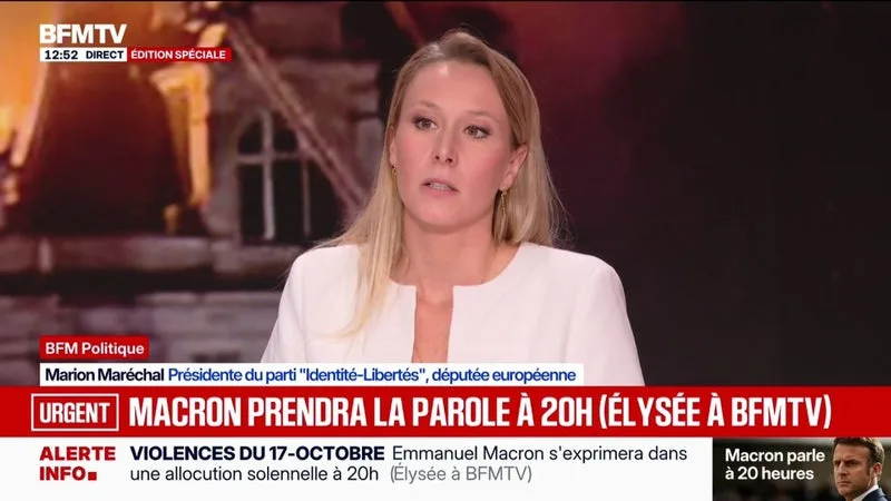 PROPOS ANTISÉMITES ATTRIBUÉS À JORDAN BARDELLA: MARION MARÉCHAL, EURODÉPUTÉE ET PRÉSIDENTE D’IDENTITÉ-LIBERTÉS « NE CROIT PAS QU’IL AIT MENTI »