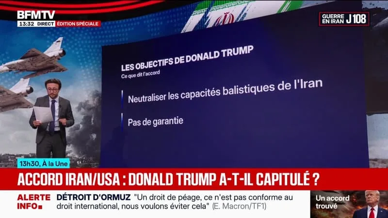 PROTOCOLE D’ACCORD IRAN/ÉTATS-UNIS: TRUMP A-T-IL ATTEINT SES OBJECTIFS INITIAUX?