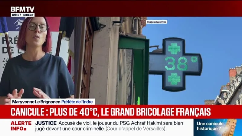 CANICULE: « NOUS SOMMES EN ADAPTATION PERMANENTE », AFFIRME LA PRÉFÈTE DE L’INDRE