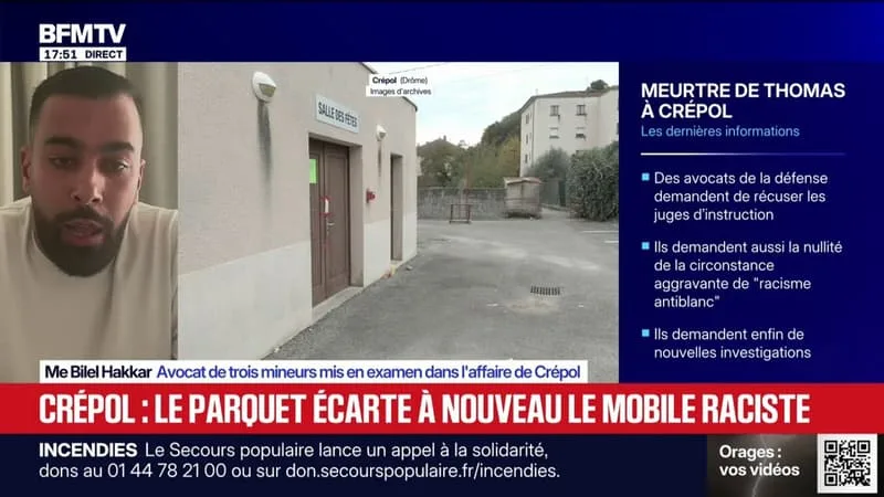 MEURTRE DE THOMAS À CRÉPOL: « LA DÉFENSE NE FAIT QU’EXERCER LES DROITS DE LA DÉFENSE », EXPLIQUE ME BILEL HAKKAR, AVOCAT DE TROIS MINEURS MIS EN EXAMEN DANS CETTE AFFAIRE